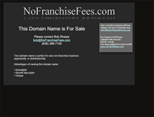 Tablet Screenshot of nofranchisefees.com